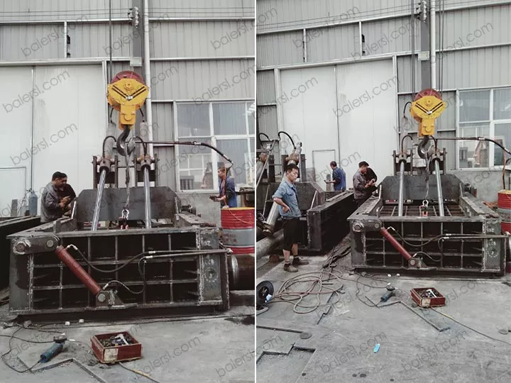 scrap metal press machine's maintenance